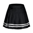 thumbnail image 3 of Herrnalise Women Fashion High Waist Pleated Slim Solid A-line Skirt, 3 of 4