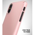thumbnail image 2 of Ringke Slim Case Compatible with iPhone XS, Lightweight Thin Soft Premium Coating - Peach Pink, 2 of 7