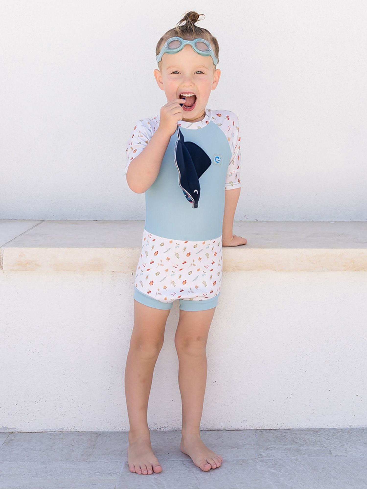 Splash About Happy Nappy Sunsuit with swim diaper, Little Acorns, 12-24 Months