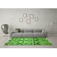 thumbnail image 3 of Ahgly Company Indoor Rectangle Abstract Green Modern Area Rugs, 8' x 12', 3 of 4