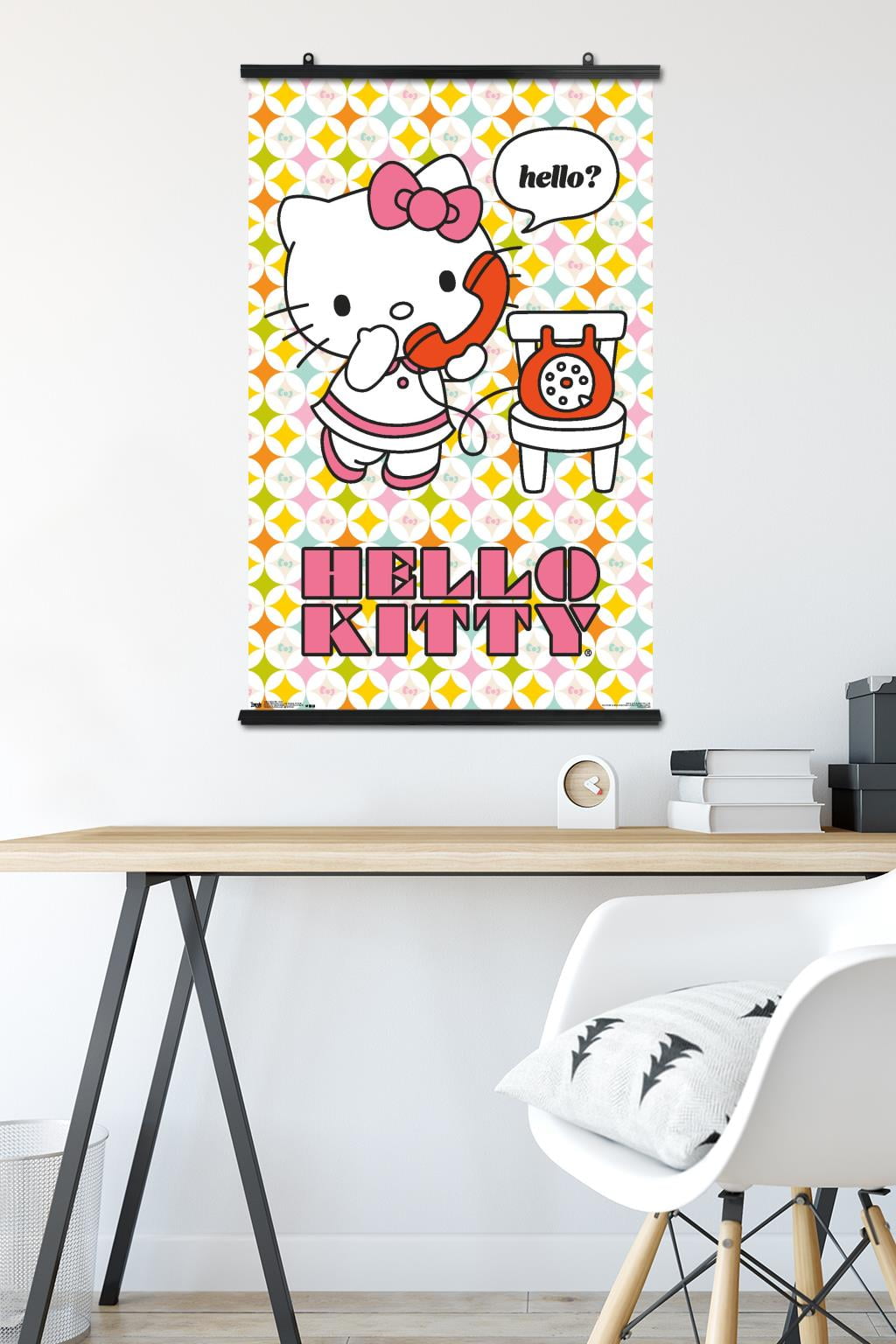  nostalgia decals Hello Kitty Decal Wall Decor 24 x 20 in The  United States : Tools & Home Improvement