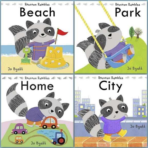 Child's Play Books Raccoon Rambles 4/Set (CPY9781835320792)