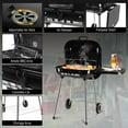 Portable Charcoal Grill BBQ Smoker Barbecue Camping Coal Kettle Grill