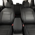 thumbnail image 4 of EKR Custom Fit Bronco Seat Covers for Ford Bronco 4Drs 2021-2026(No Raptor) Outer Banks/Badlands/Base (Rear 4/6 Split W/Armrest)-Full set Waterproof Faux Leather(Black), 4 of 8