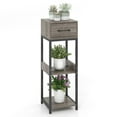 thumbnail image 4 of 3 Tier Tall Plant Stand with Drawer Anti-tipping Devices, 4 of 9
