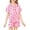Pink Strawberry, variant on Arshiner Girls Pajamas Sets Short Sleeve Kids Pjs Button Down Sleepwear