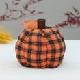 thumbnail image 6 of Matoen Fall Pumpkin Pillow Thanksgiving Buffalo Plaid Pumpkin Shaped Pillow Orange Fall Throw Pillows Autumn Fall Room Decor for Halloween Christmas Bedroom Sofa Farmhouse Couch Supplies, 6 of 6
