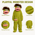 thumbnail image 4 of Big Mouth Monster Onesie Pajamas for Adults, Cartoon Monster Onesie Pajamas for Adults, 4 of 8