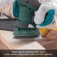 thumbnail image 5 of Unique Bargains Mouse Detail Sander Sandpaper Pads Flocking Sanding Paper 320 Grits 10pcs, 5 of 5