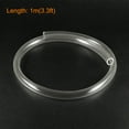 thumbnail image 2 of Unique Bargains Clear Vinyl Tubing 3.3ft Plastic Pipe Air Water Hose with Clamps 0.75x0.94", 2 of 5
