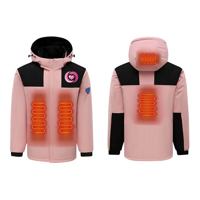 Womens Coats USB Intelligent Constant Temperature Heated Windproof Plus Size Coat For Men And Women Winter 4 Heated Jacket Coat Gaoy Matte Top Coat Coats For Women