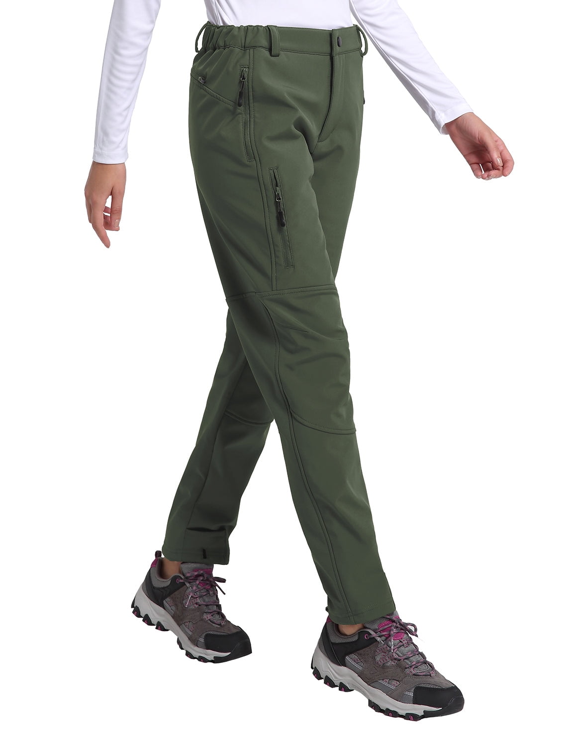 Buy the BALEAF WM's Tan Outdoor Hiking Cargo's Pants w Drawstrings Size XL