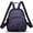 Purple, variant on Genuine Leather Backpack for Women Vintage Handmade Casual Rucksack Bags
