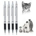 thumbnail image 5 of Simple Students Metal Soft Grip Sketch Comics Design Drawing Writing Tool Automatic Pencil Movable Pencil Sketch Pencil Mechanical Pencil 0.5MM, 5 of 8