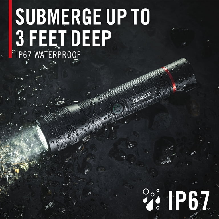 coast led rechargeable flashlights XP80R Flashlight Cut through deep darkness Coast CF1000R 1000L LED Rechargeable