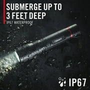 COAST G60R 1000 Lumen WATERPROOF Rechargeable LED Flashlight, 2-Pack