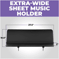 thumbnail image 2 of Liquid Stands Sheet Music Stand for Nord Keyboard -  Fits All Nord Grand Stages 76/88, Electros C1/C2/C2D, Piano, and More - Adjustable, Portable, Aluminum Music Stand for Sheet Music, 2 of 7