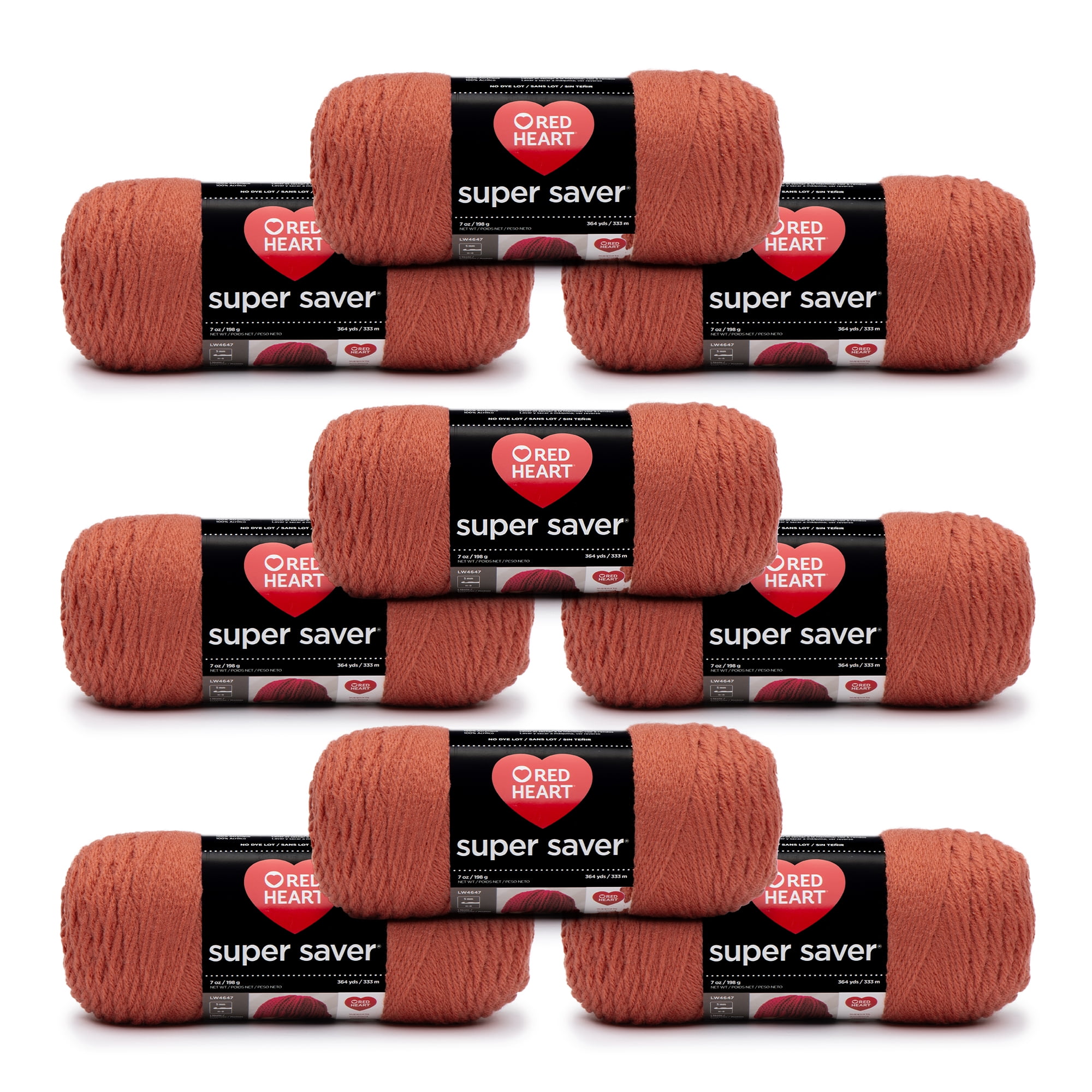 Red Heart Super Saver - Fil, Corail De Mer. Colour: Orange | Fr