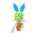 thumbnail image 3 of Lunxisen 3 Pcs Easter Bunny Plush Toy Floral Pot Decor Spring Home Gift Stuffed Animal Cute, 3 of 9