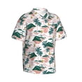 thumbnail image 3 of Xecao Hawaii Palms print Hawaiian shirt - a stylish short-sleeve button-down for men, perfect for casual beach and tropical outings., 3 of 9