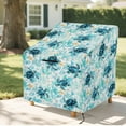 thumbnail image 6 of Renewold Outdoor Patio Chair Covers Lounge Deep Seat Covers Waterproof Funiture Covering for Swivel, Adirondack, Rocking Chairs, 38"W x 38"D x 36"H, Sea Turtle Coral Starfish, 6 of 7