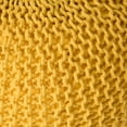 thumbnail image 7 of GDF Studio Plush Cotton Pouf, Yellow, 7 of 7