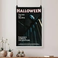 thumbnail image 3 of Ha.llo.ween Movie Classic Decorations Horror Movie Merchandise Michael Myers Mask Size 24''x36'' -Kiloa, 3 of 5
