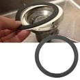 thumbnail image 2 of 5Pc Strainer Gasket Seal Ring Rubber Gray Washer Fits for 3-1/2 Inch, 2 of 5