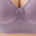 thumbnail image 4 of gakvbuo Clearance Items All 2022!Plus Size Bras For Woman Post-Surgery Bra Full Coverage No Underwire Bra Seamless Push Up Bra Underwear Wirefree Bralette Minimizer Bra, 4 of 4