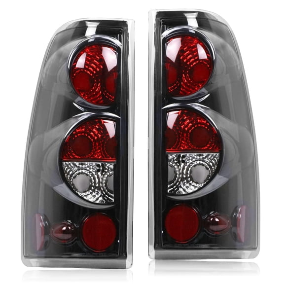 Conjunto de luces traseras Nakuuly Black para Chevy Silverado GMC