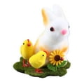 thumbnail image 2 of DOLITY Easter Bunny Ornament Craft Easter Rabbit Decor for Indoor Shelf Decorations Chick, 2 of 9