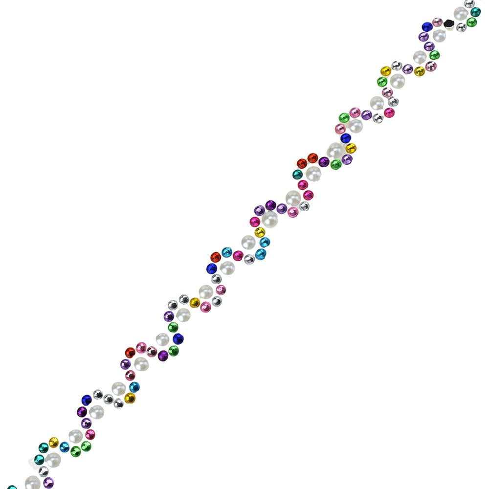 Bling Embellishment Craft Tape Roll, 191/2Inch, Swirl