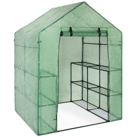 Best Choice Products 3-Tier 8-Shelf Walk-In (Best Greenhouse Covering For Cannabis)