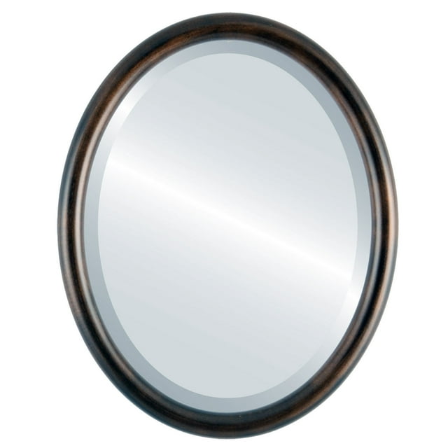 Pasadena Framed Mirror - Rubbed Bronze
