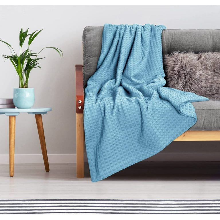 Utopia Bedding Fleece Blanket King Size Turquoise 300gSM Luxury