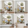 thumbnail image 6 of Spring Flowers Sheer Curtains 84 Inches Long, Farmhouse Garden Hydrangea Sunflowers Bunny Light Filering Curtains, Breathable Simi Curtain Privacy Drapes for Living Room Bedroom Window Treatment, 6 of 9