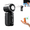 Black, variant on 3-in-1 Mini Portable Handheld Clip-On Fan, Rechargeable Cooling, 5 Speeds with LED Display, Supports Attachment to Belt, Backpack Strap, Desktop, for Summer Travel, Hiking
