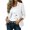 White, variant on TEAJOPSUU Women's Double Button Blazers with Pockets Cotton Blend Long Sleeve Notched Lapel Collar Suit Jackets Lightweight Casual Work Blazer Jackets Beige