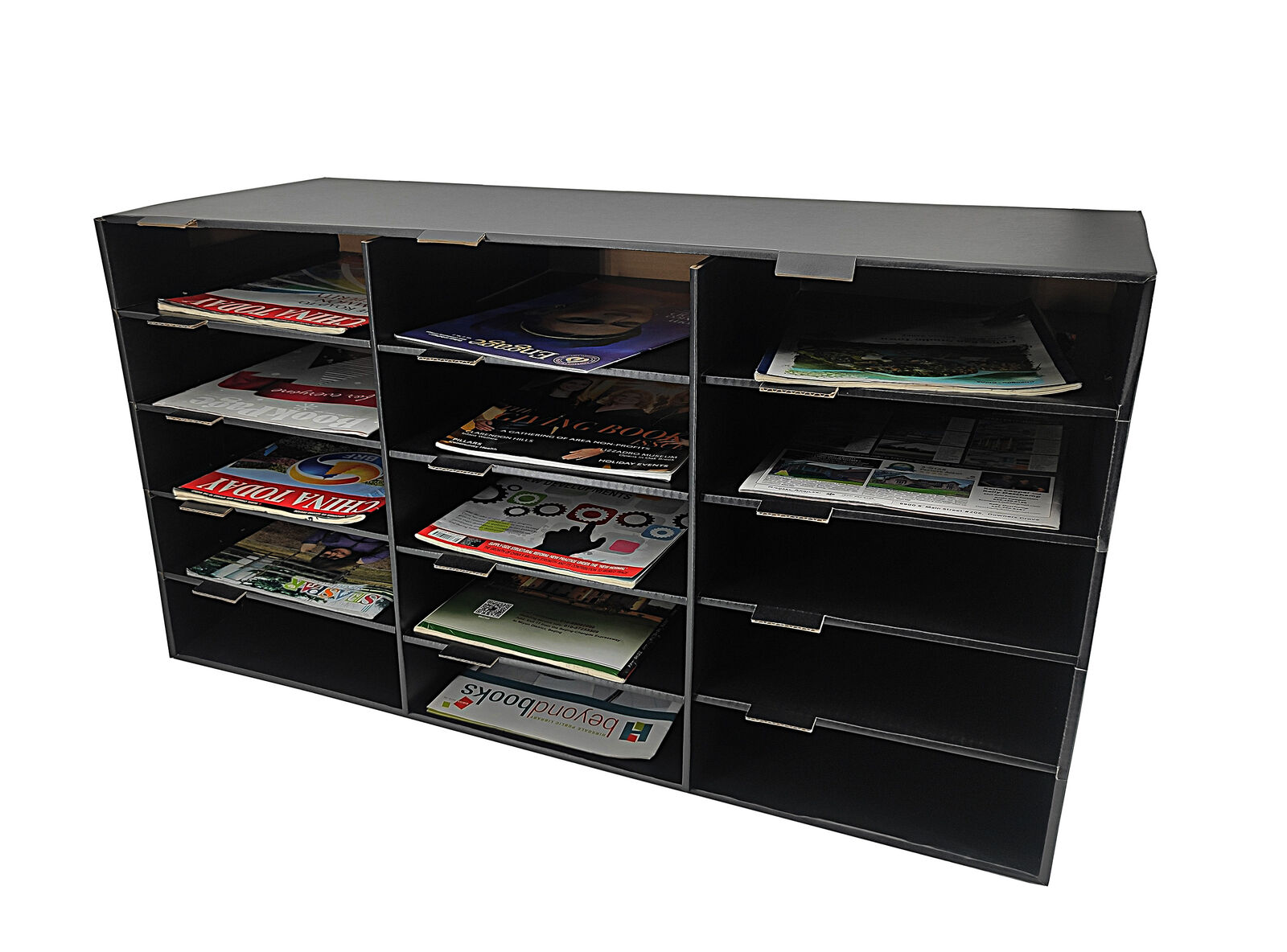 FixtureDisplays® Construction Paper Storage Bin 15 Slot Vertical File