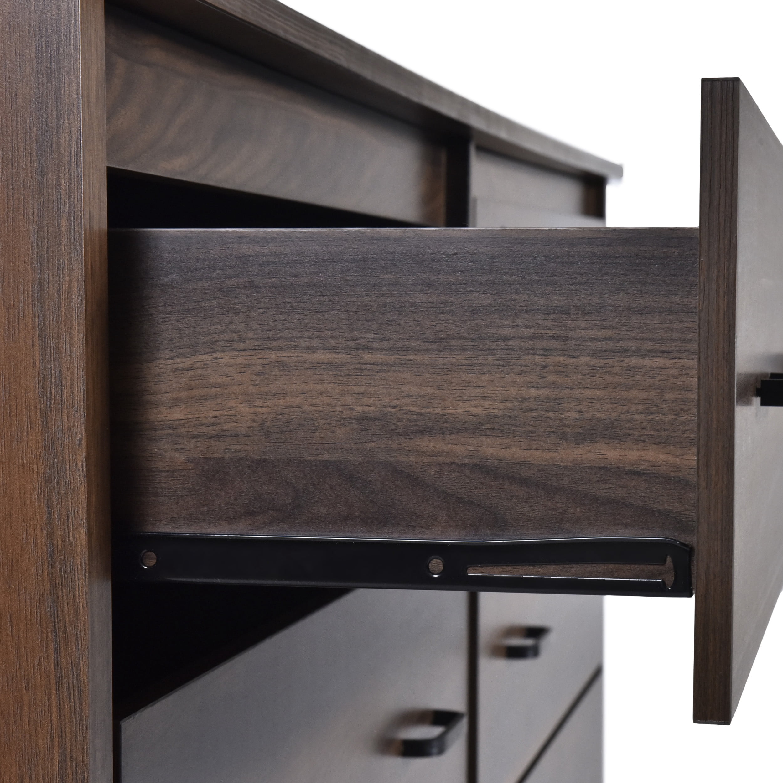 Noble House Hysham 6 Drawer Dresser, Medium Brown