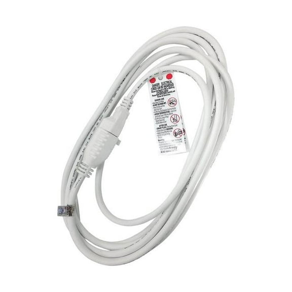 CORD EXT 16/3 15' WHT (Pack of 1)