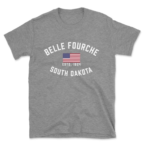 Belle Fourche South Dakota Patriot Men's Cotton T-Shirt