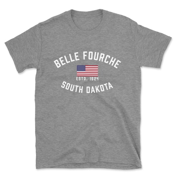 Belle Fourche South Dakota Patriot Men's Cotton T-Shirt