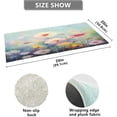 thumbnail image 3 of Wild Flower Kitchen Mat Soft and Absorbent Bath Mats for Bathroom Non Slip Quick Dry Shaggy Bath Carpet Machine Wash for Kitchen Bathroom Shower 39x20 in Home Decor, 3 of 7