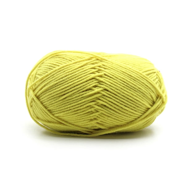 Milk Cotton Yarn Crochet Knitting Wool Yarn Chunky Hand-Woven Soft DIY  Craft Yarn
