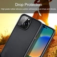thumbnail image 2 of Étui Compatible avec iPhone 14 Pro, Étui Arrière Ultra-Mince Anti-Chute texture Tissée, 2 of 5