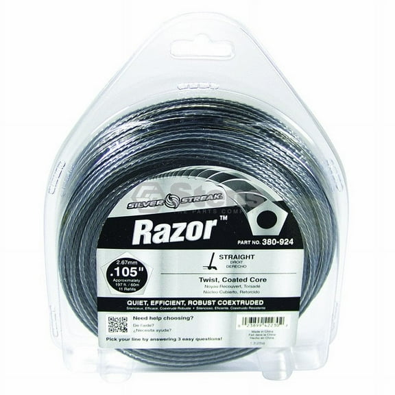 Silver Streak Razor Trimmer Line for .105 1 lb. Donut, 380-924