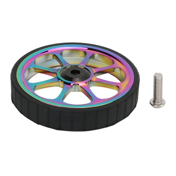 Aluminum Alloy Folding Bike Easy Wheel 82mm Widened Bearing Easy Wheel for Brompton 3sixty Folding Bike