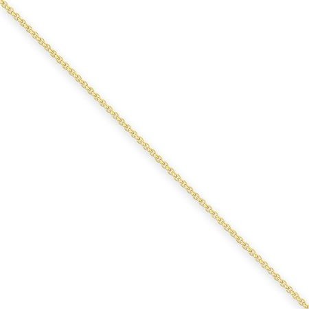 14kt Yellow Gold 1.5mm Cable Chain, 18