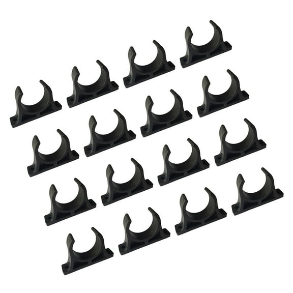 GOOHOCHY Kayak Paddle Holder Black 16Pcs 2.95 x 1.77 x 1.26in